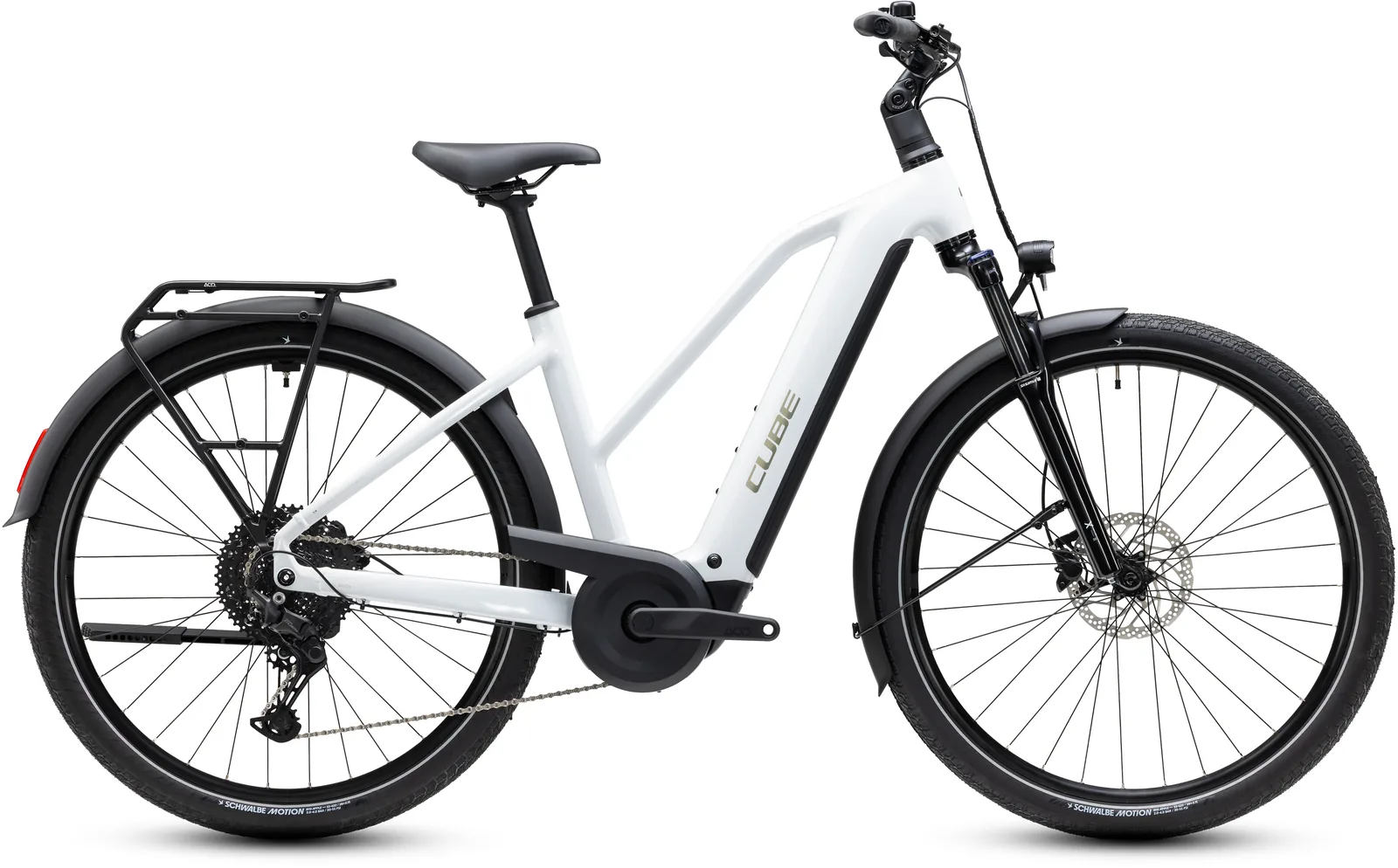Cube Touring Hybrid ONE 600 Wh metallicwhite´n´chrome – Bicicleta Eléctrica Trekking 2027 Cuadro semiabierto ebike.es Gran tienda de bicicletas eléctricas en España Bicicleta eléctrica Cube Touring Hybrid ONE 600 metallicwhite´n´chrome Cuadro semiabierto – vista lateral | Ebike.es